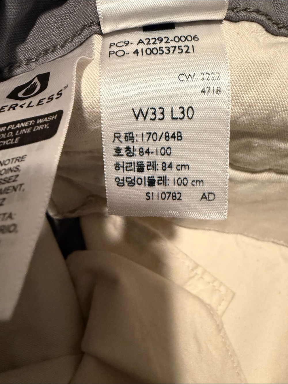 Dockers Gray Straight Fit Utility Cargo Pants W33 L30 - Picture 4 of 6